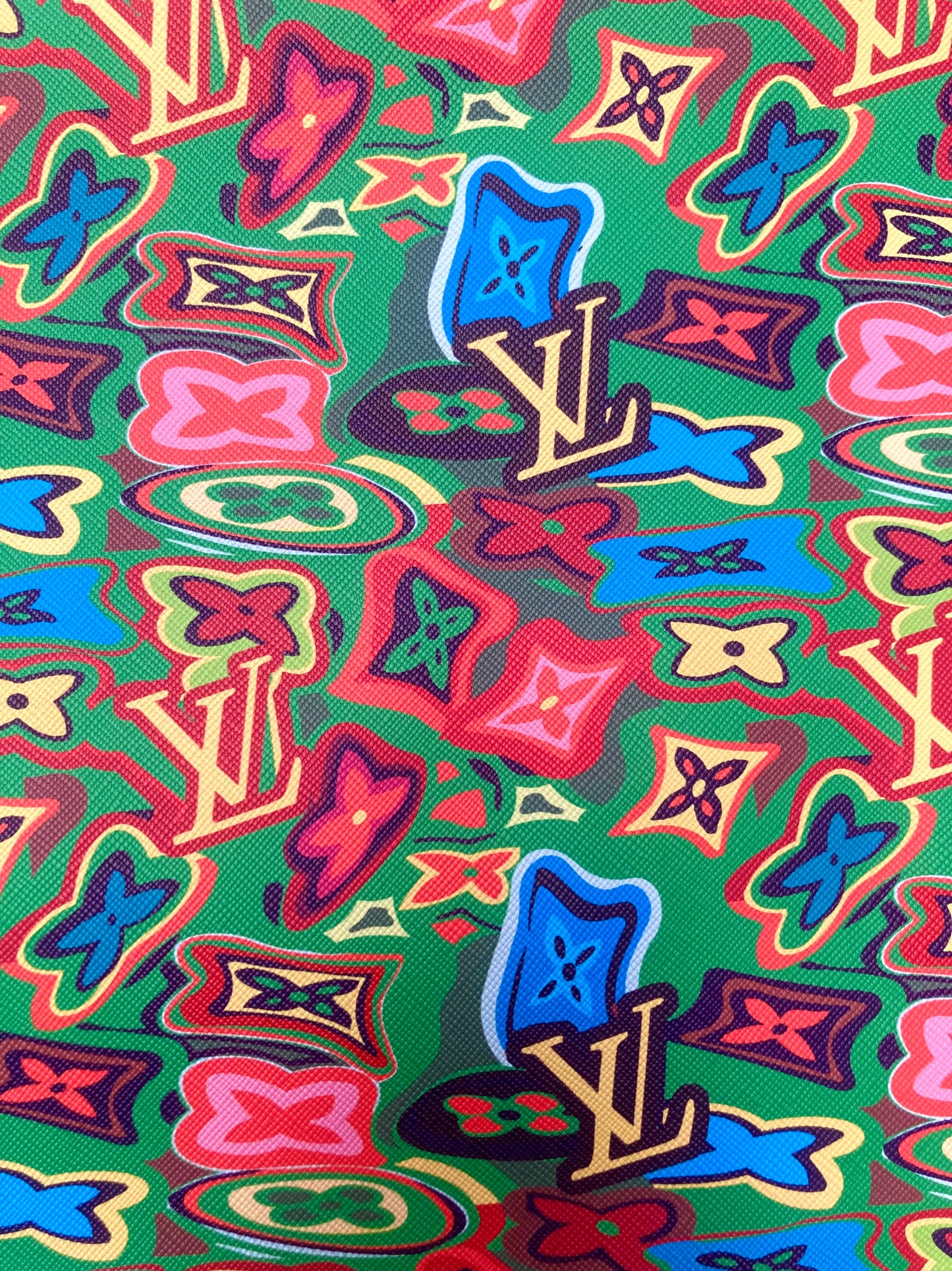 Crafts New Color Trending LV Designer Vinyl for Custom Crocs