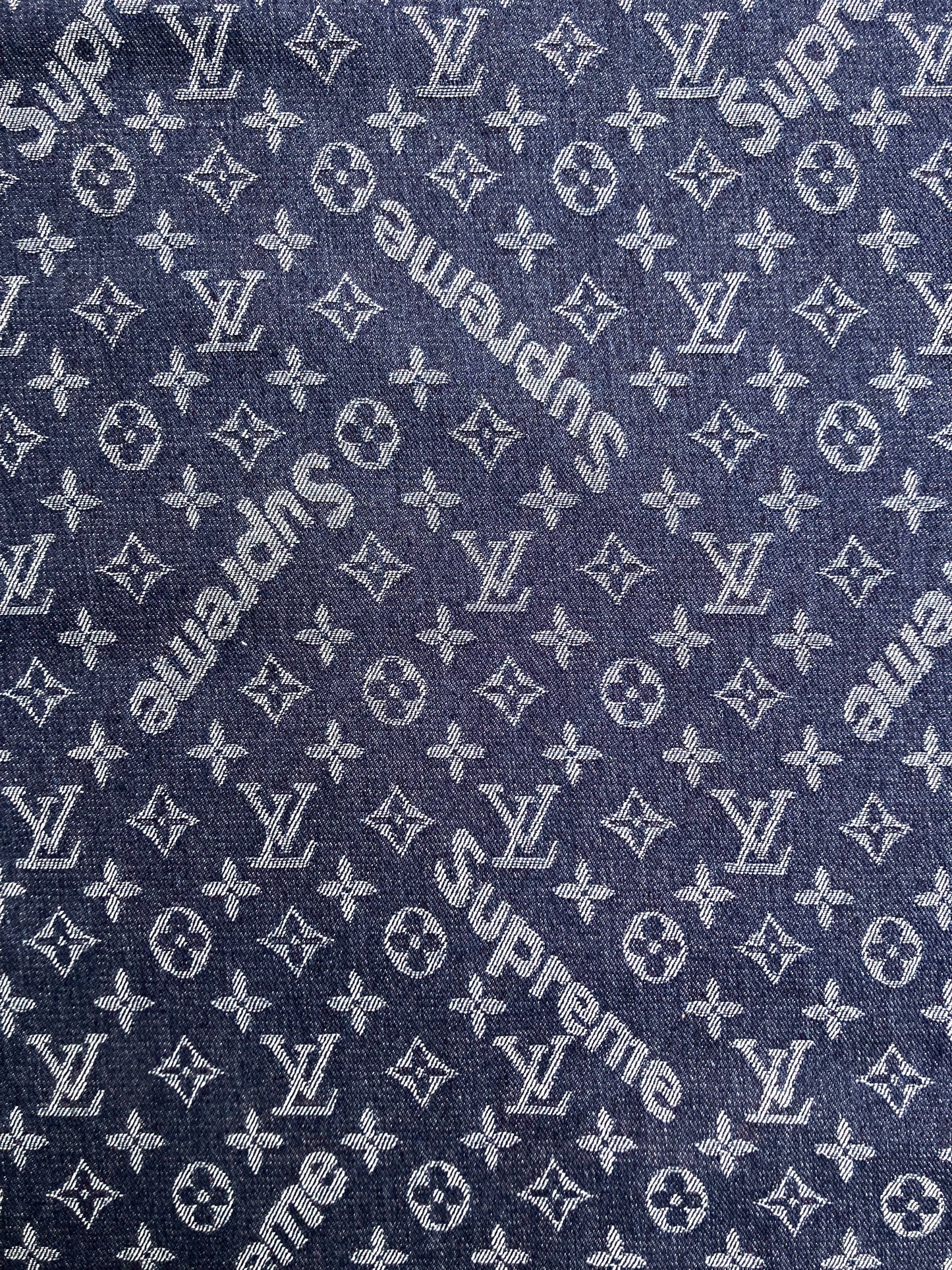 Custom Handmade Original Denim Supreme for Apparel Sewing Sneakers