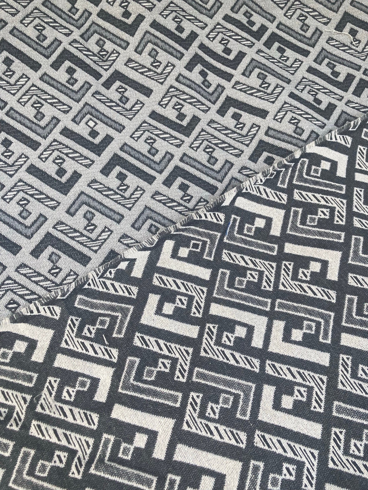 Jacquard Fendi Fabric  Denim Sewing Handmade Supply