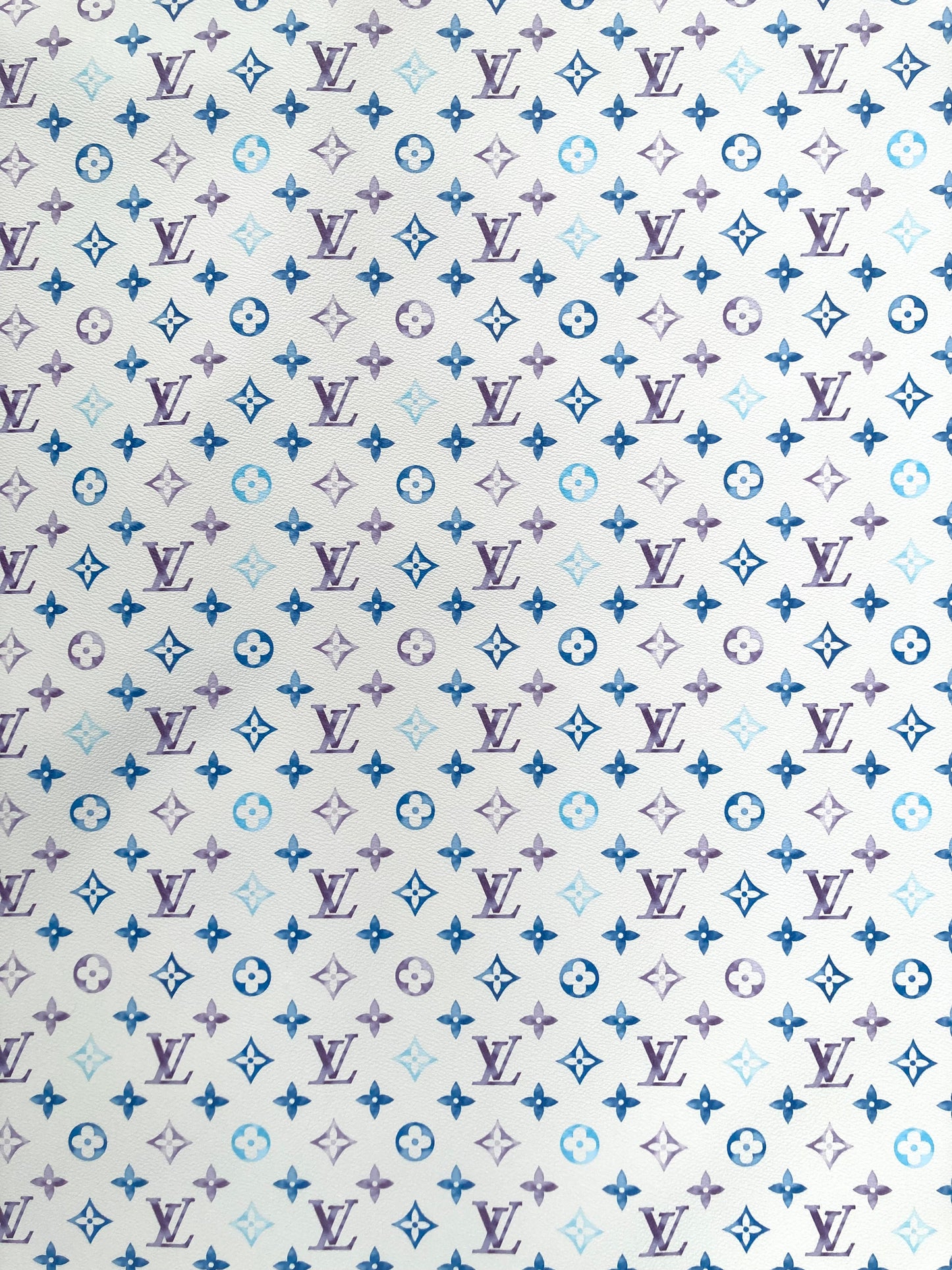 Regular Size Watercolor LV Custom Vinyl for DIY Crafts