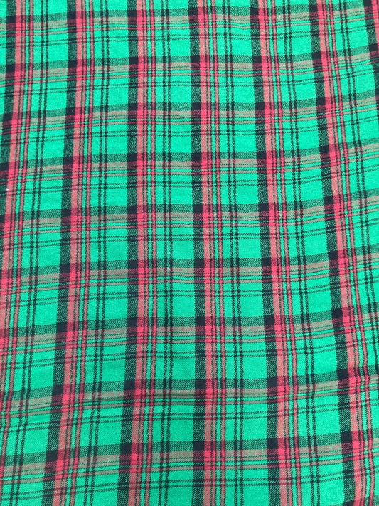 Cozy Christmas Fabric Brushed Cotton for Handmade Custom Quilt