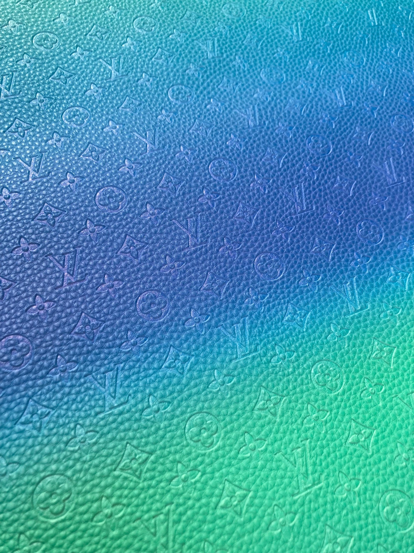 Crafting Gradient Embossed Small Letter LV Vinyl Custom Vinyl