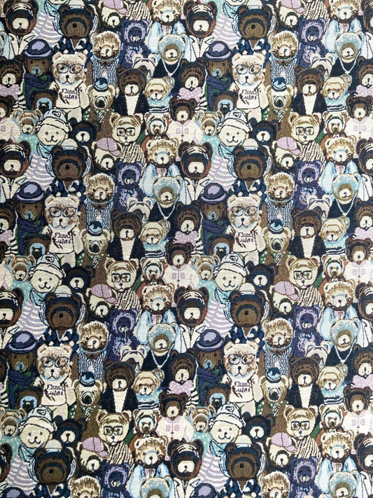 Jacquard Fabric Bear for Shoe Custom Head Band - mingfabricstore