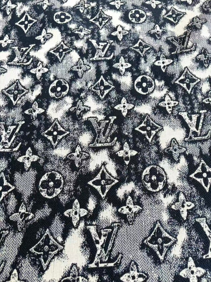 Jacquard Louis Vuitton Designer Fabric for DIY Sewing Craft Upholstery - mingfabricstore