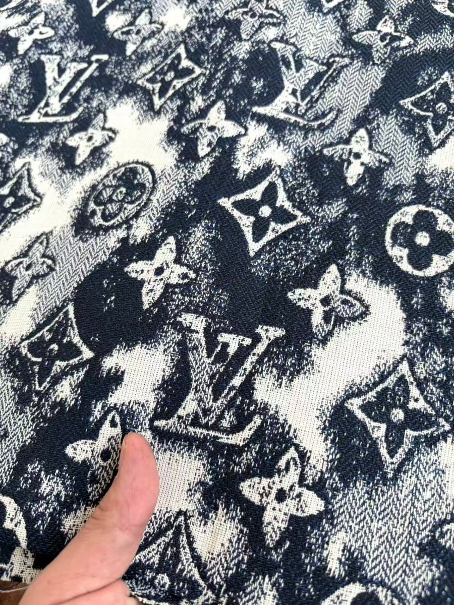 Jacquard Louis Vuitton Designer Fabric for DIY Sewing Craft Upholstery - mingfabricstore