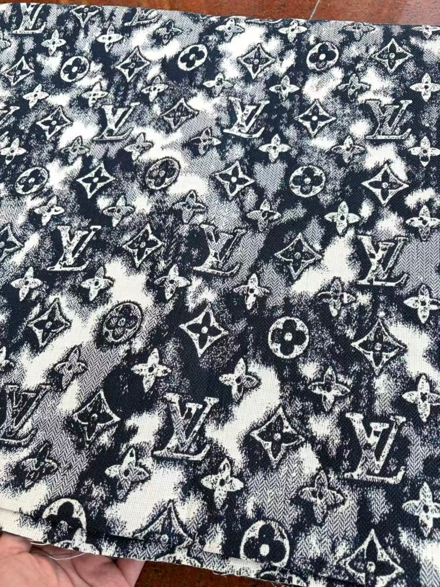 Jacquard Louis Vuitton Designer Fabric for DIY Sewing Craft Upholstery - mingfabricstore