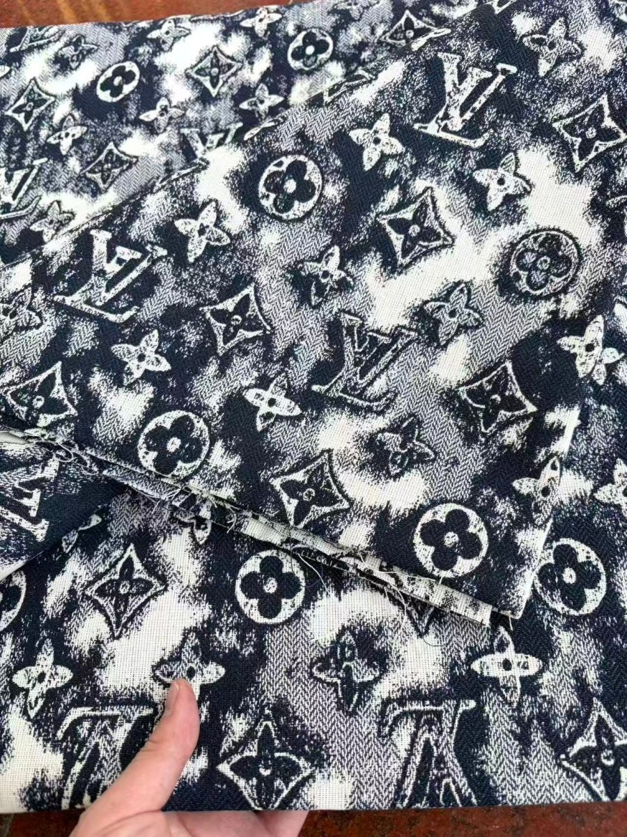 Jacquard Louis Vuitton Designer Fabric for DIY Sewing Craft Upholstery - mingfabricstore