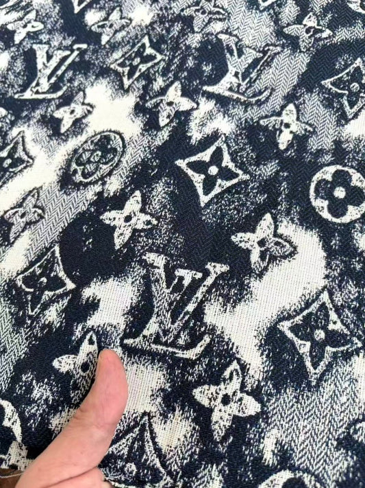 Jacquard Louis Vuitton Designer Fabric for DIY Sewing Craft Upholstery - mingfabricstore