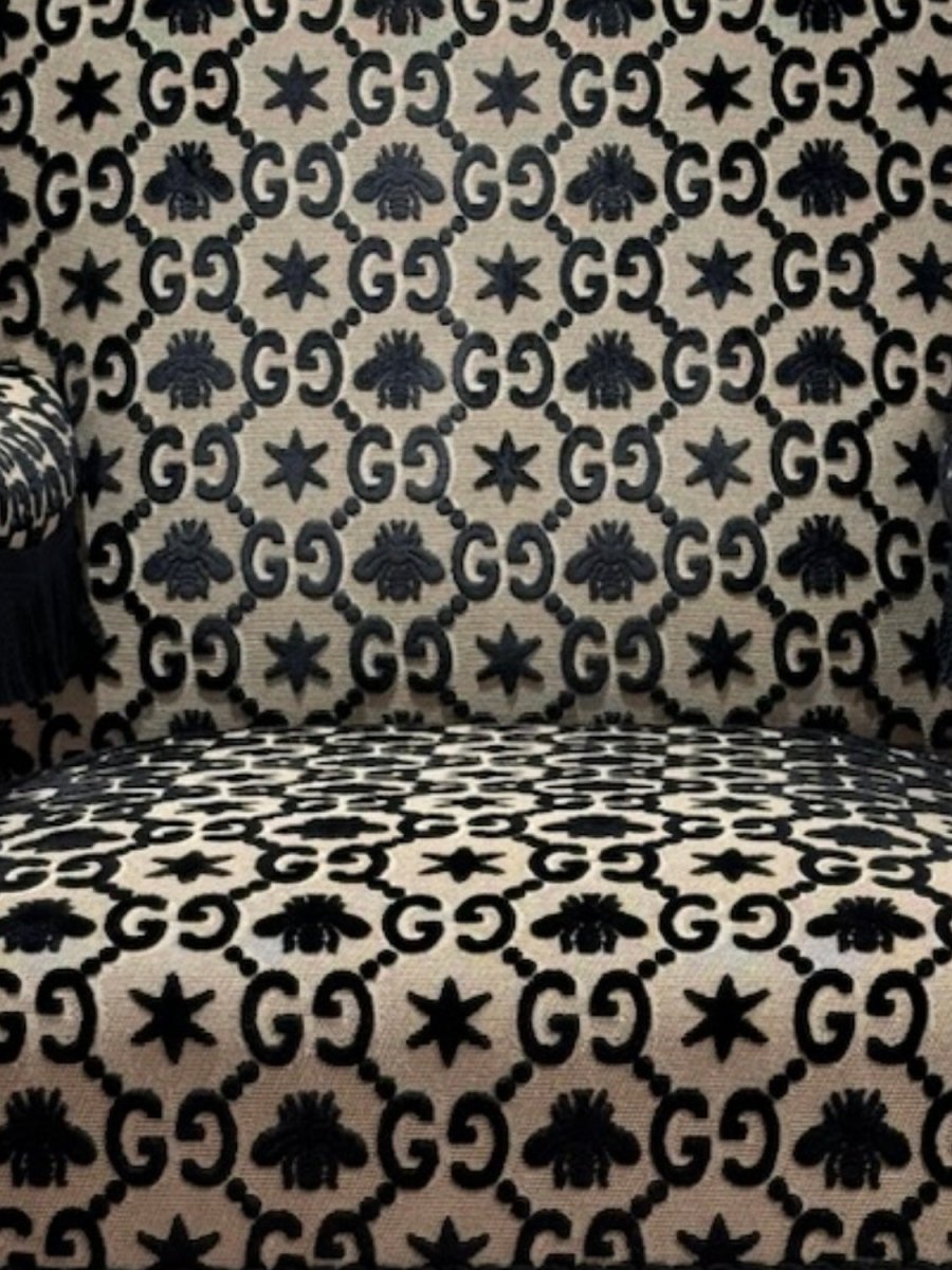 Jacquard Woven Gucci Sofa Upholstery Sewing Furniture Custom Fabric for Home Deco Cushion - mingfabricstore