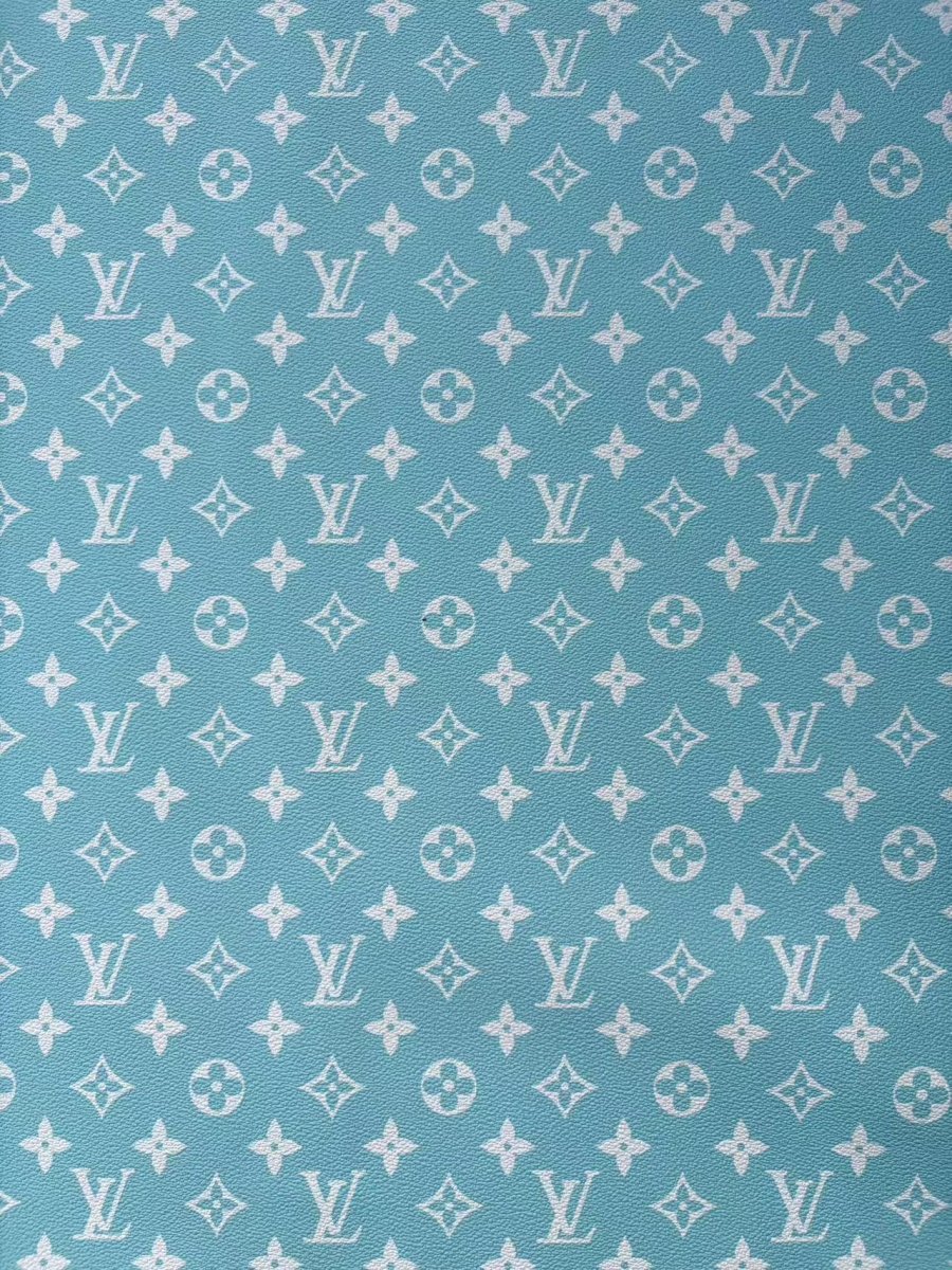 Light Blue LV Leather Sheet DIY Supply Plug for Crafts Car Wrap - mingfabricstore