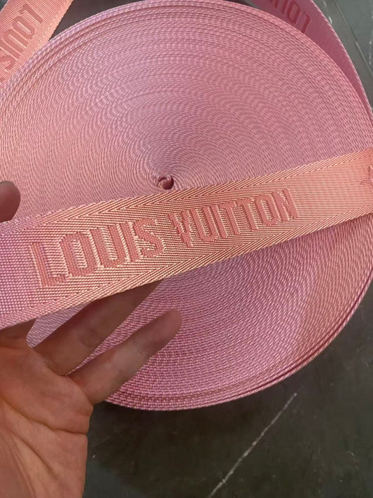 Light Pink Louis Vuitton LV Strap for Handmade DIY Crafts Bag Repair - mingfabricstore