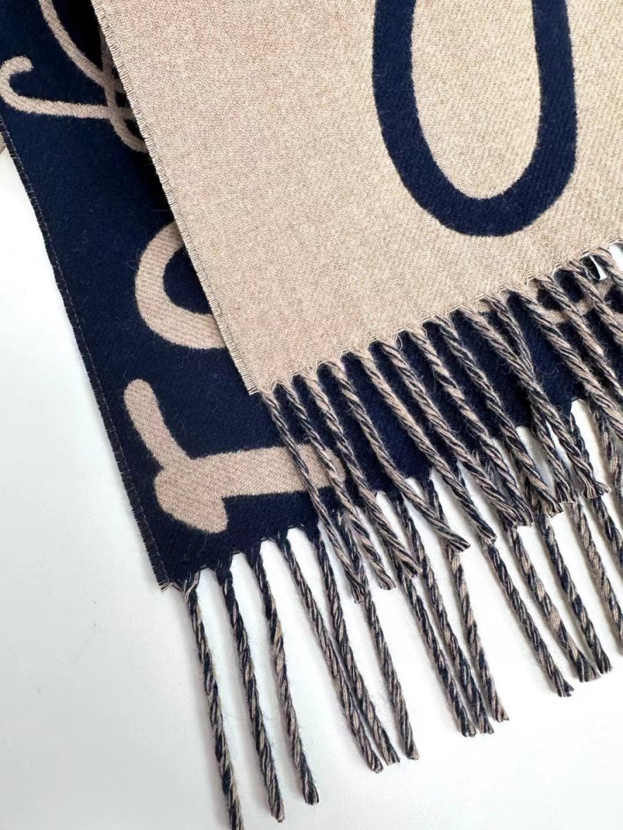 Loewe Scarf Wool Premium Quality Clothing Accessory - mingfabricstore