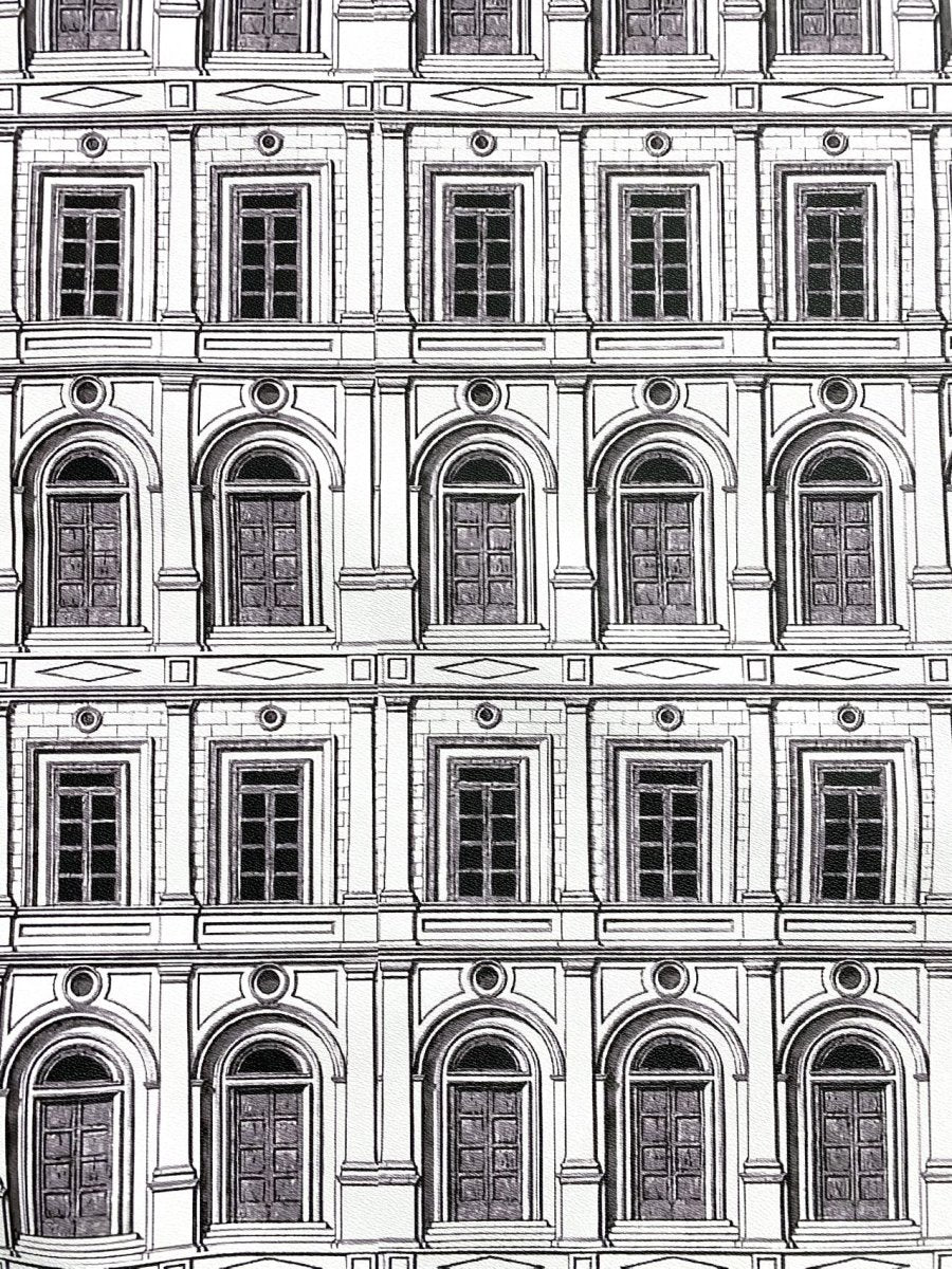 Louis Vuitton Fornasetti Tote Handbag Designer Leather for DIY Upholstery - mingfabricstore