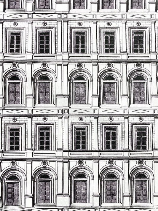 Louis Vuitton Fornasetti Tote Handbag Designer Leather for DIY Upholstery - mingfabricstore