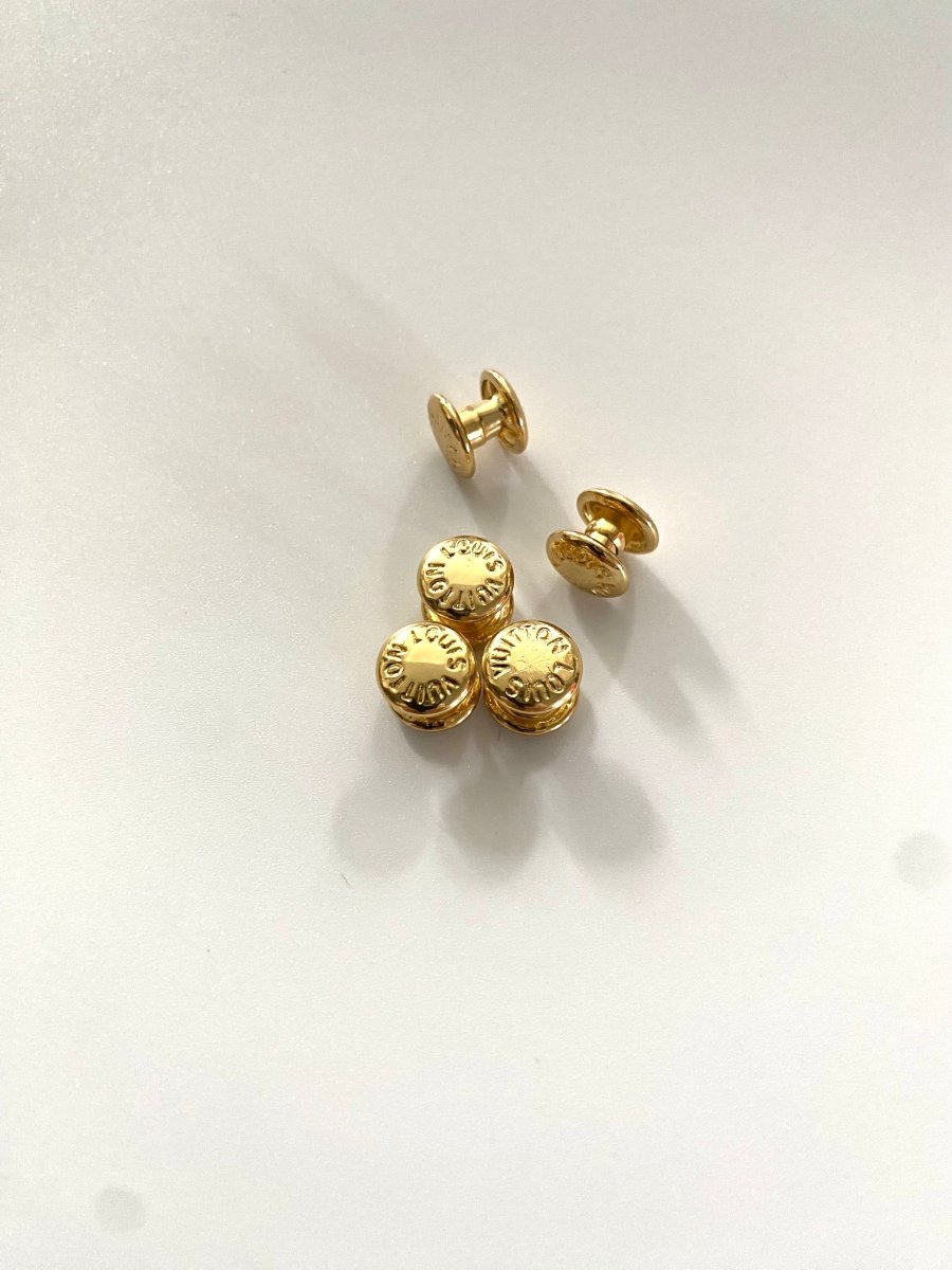 Louis Vuitton LV Gold Rivet for Handmade Bags Custom DIY Crafts - mingfabricstore