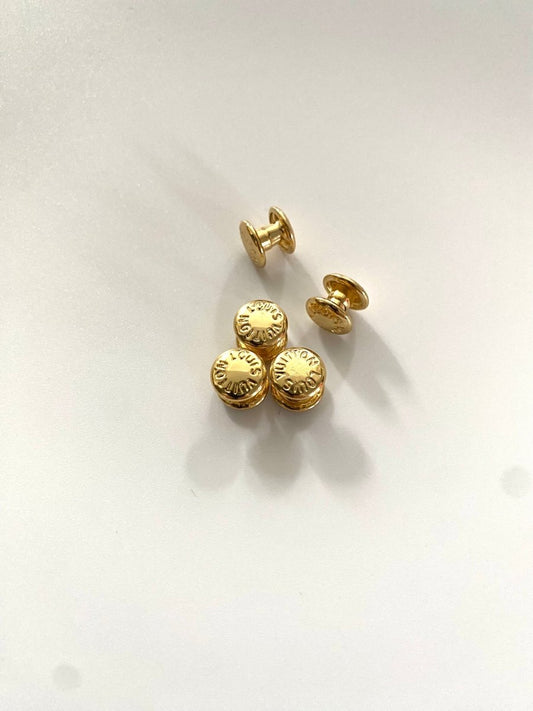 Louis Vuitton LV Gold Rivet for Handmade Bags Custom DIY Crafts - mingfabricstore