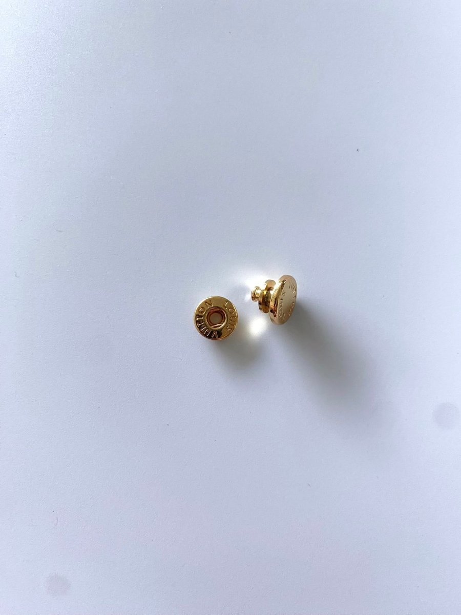 Louis Vuitton LV Gold Snap Button Nails for Handmade Bags Repair Custom DIY Crafts - mingfabricstore