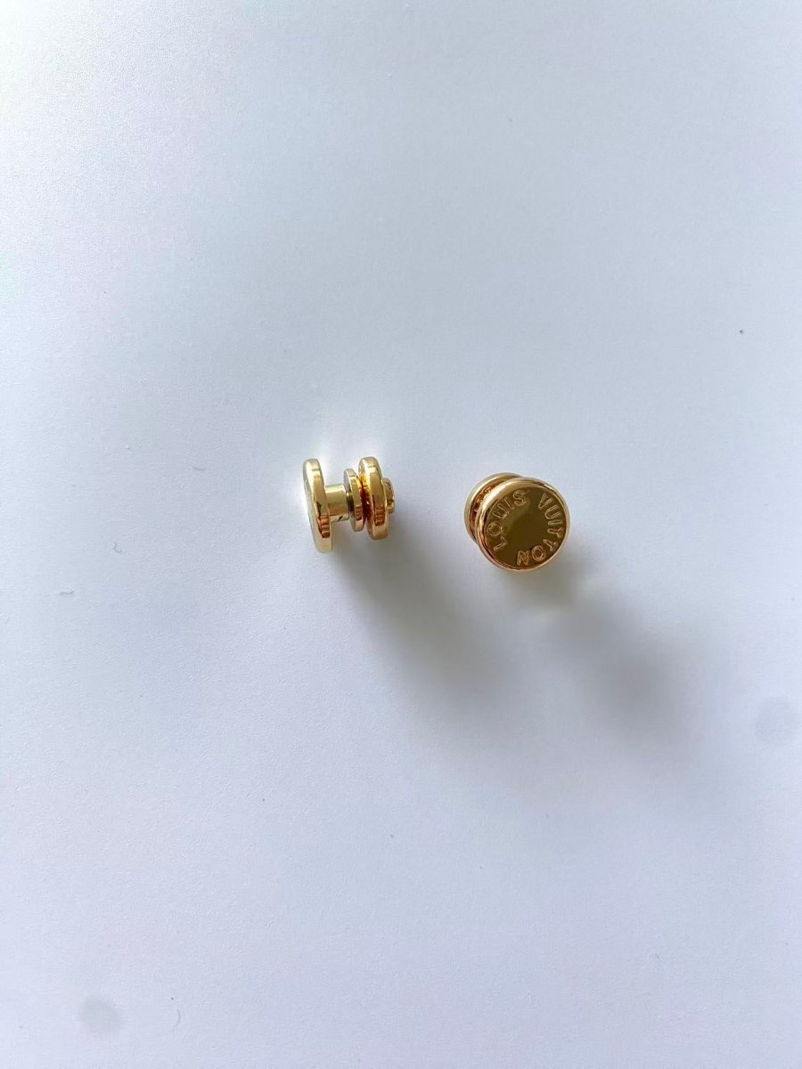 Louis Vuitton LV Gold Snap Button Nails for Handmade Bags Repair Custom DIY Crafts - mingfabricstore