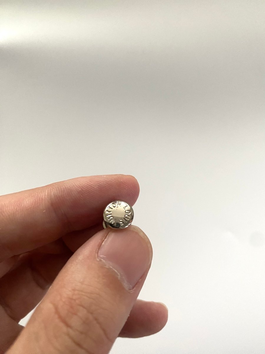 Louis Vuitton LV Silver Rivet for Handmade Bags Custom DIY Crafts - mingfabricstore
