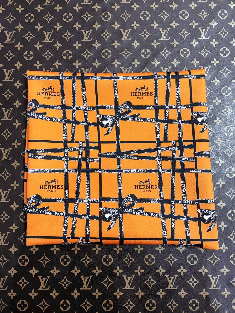 Luxury Hermes Designer Inspired Cotton Fabric Sold by Yard - mingfabricstore