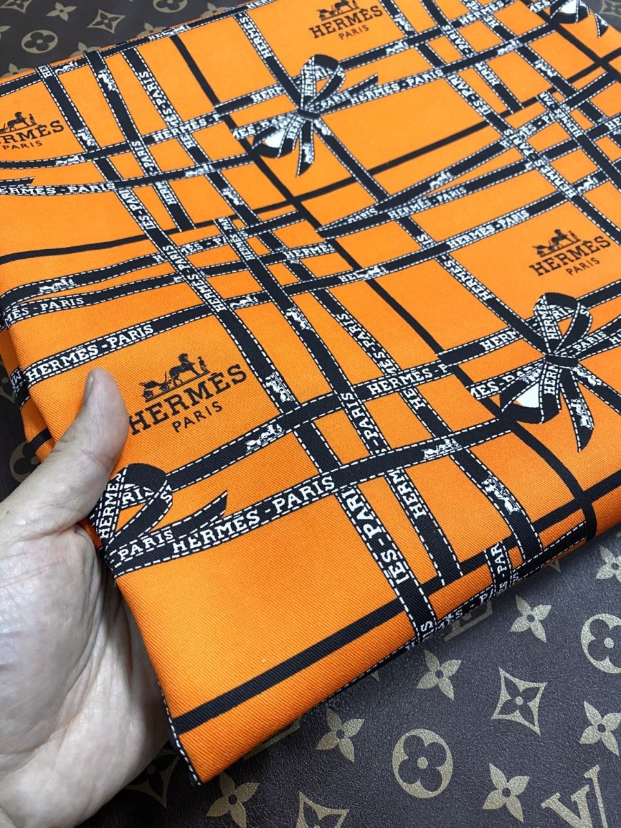Luxury Hermes Designer Inspired Cotton Fabric Sold by Yard - mingfabricstore