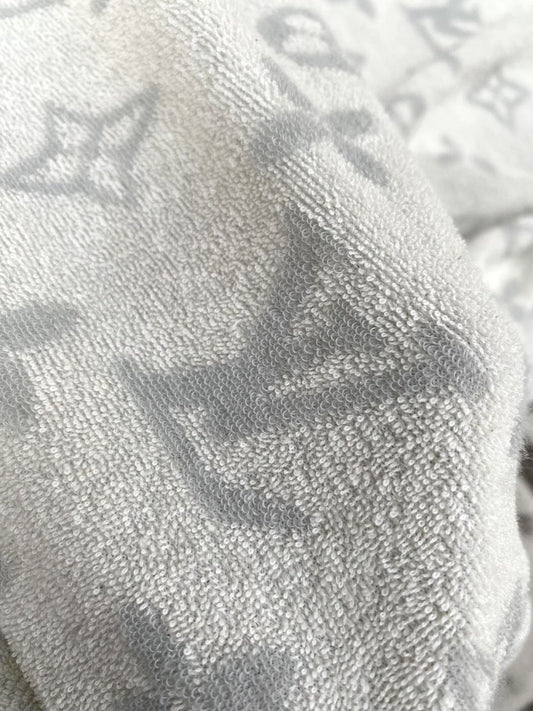 LV Beach Towels Cotton Fabric for Handmade DIY Bespoke Custom Clothing - mingfabricstore