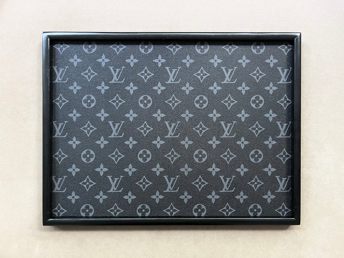 LV Black Wooden Tray - mingfabricstore