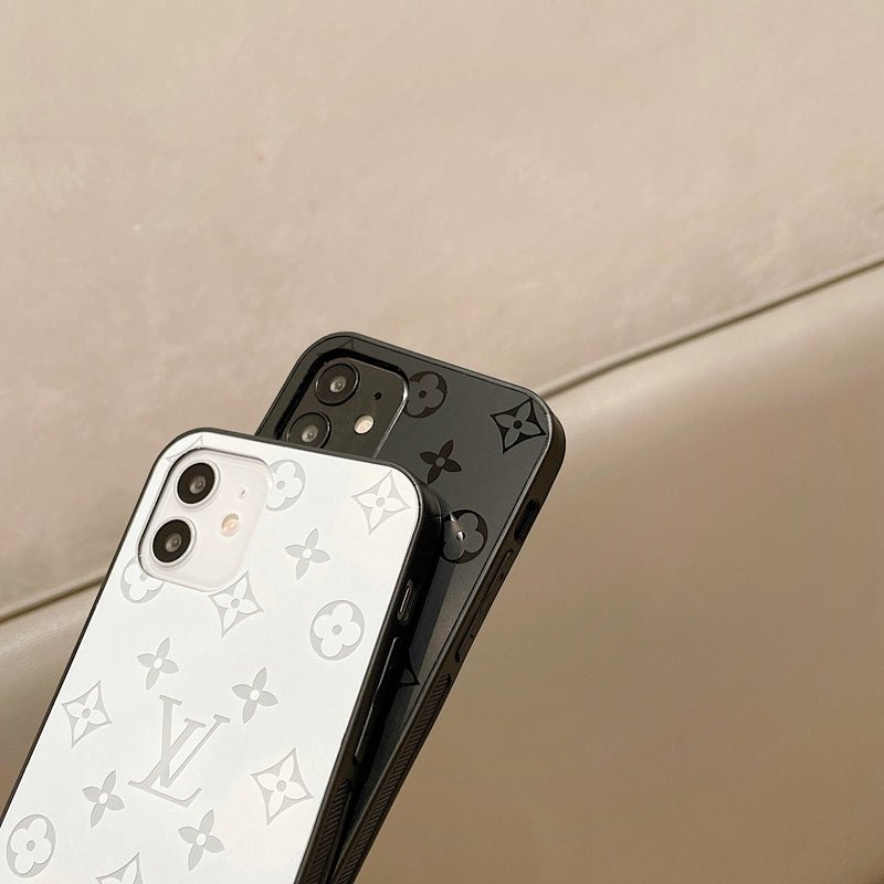 LV Classic Logo Acrylic Smooth iPhone Cases. - mingfabricstore