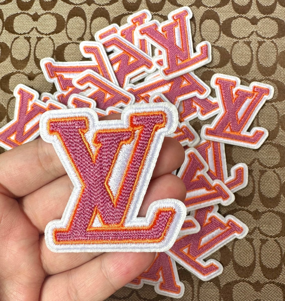 LV Embroidery Clothing Handmade DIY Patch - mingfabricstore
