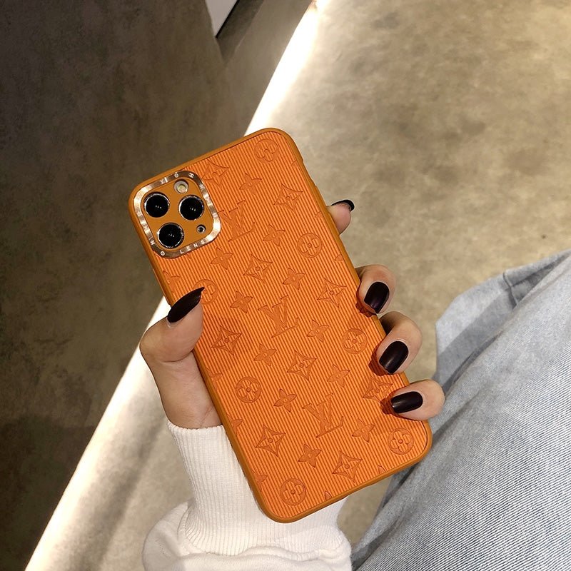 LV Leather Candy Colors Fantasic iPhone Cases - mingfabricstore