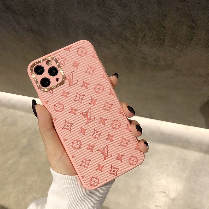 LV Leather Candy Colors Fantasic iPhone Cases - mingfabricstore