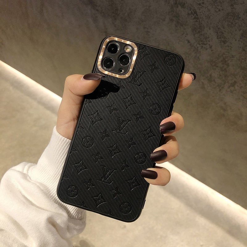 LV Leather Candy Colors Fantasic iPhone Cases - mingfabricstore
