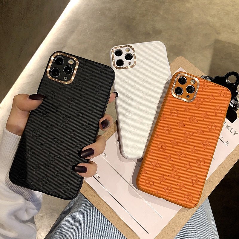 LV Leather Candy Colors Fantasic iPhone Cases - mingfabricstore