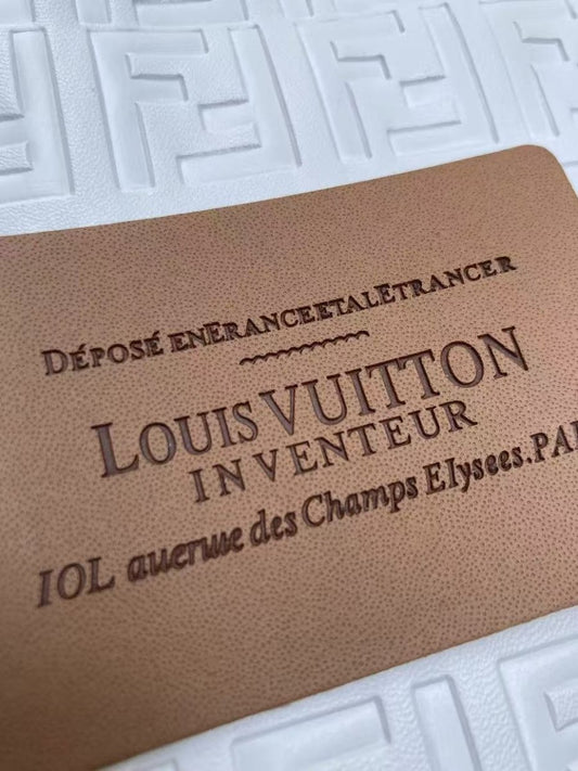Lv Leather Tags for Crafts - mingfabricstore