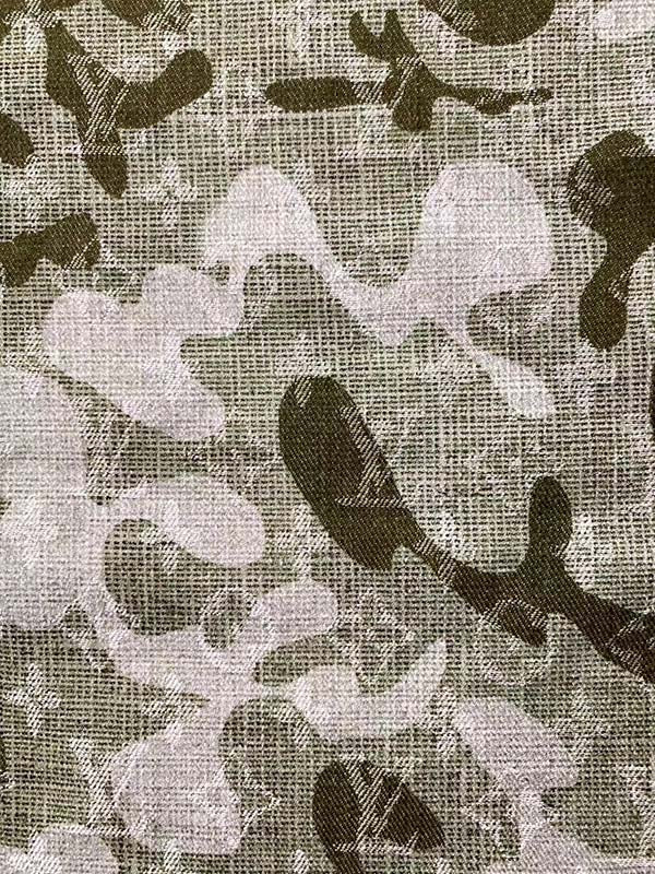 LV Takashi Murakami Camouflage Denim Fabric for Handmade Sewing Custom Bespoke - mingfabricstore