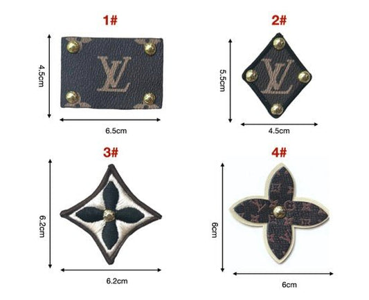 LV Vintage Leather Tag Label Patch for Handmade Crafts DIY - mingfabricstore
