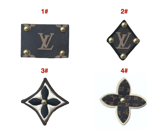 LV Vintage Leather Tag Label Patch for Handmade Crafts DIY - mingfabricstore