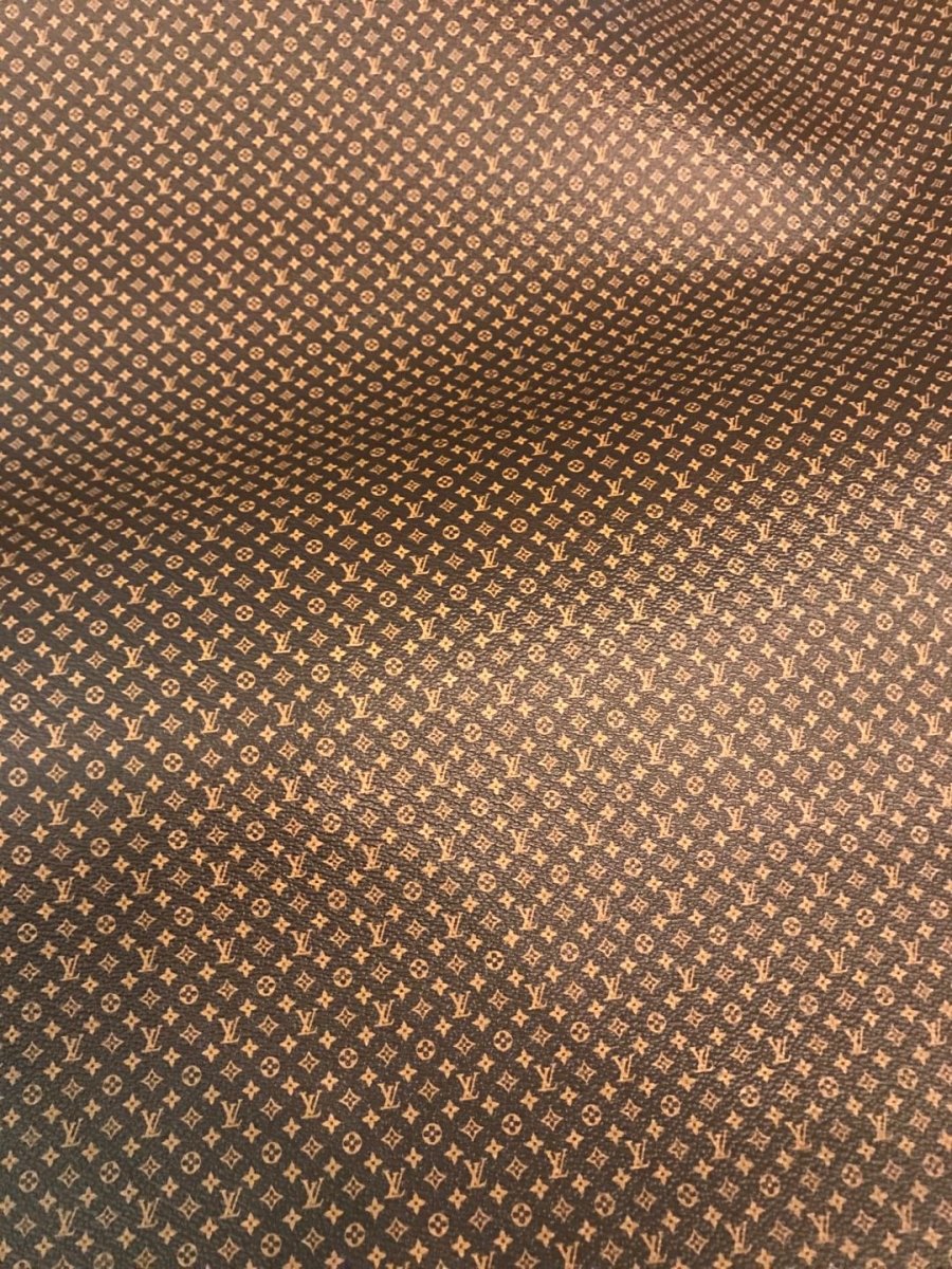 Mini Small LV Leather Fabric for Bag and Crafting - mingfabricstore