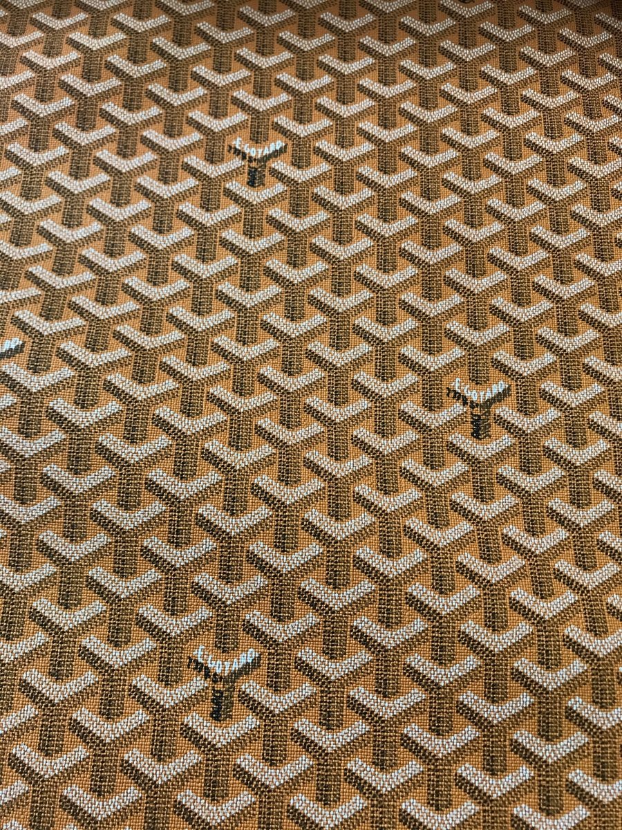 Muti - Color Goyard leather vinyl fabric for bag - mingfabricstore