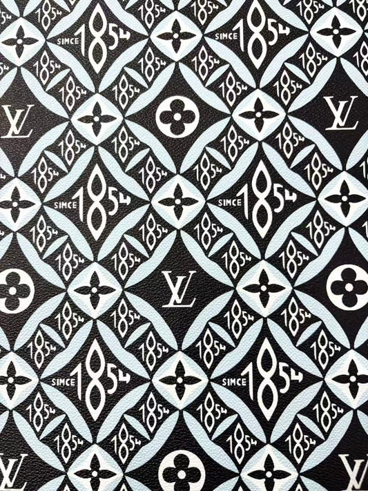 New 1854 Louis Vuitton Designer Leather Sheet for Crafts DIY Projects - mingfabricstore