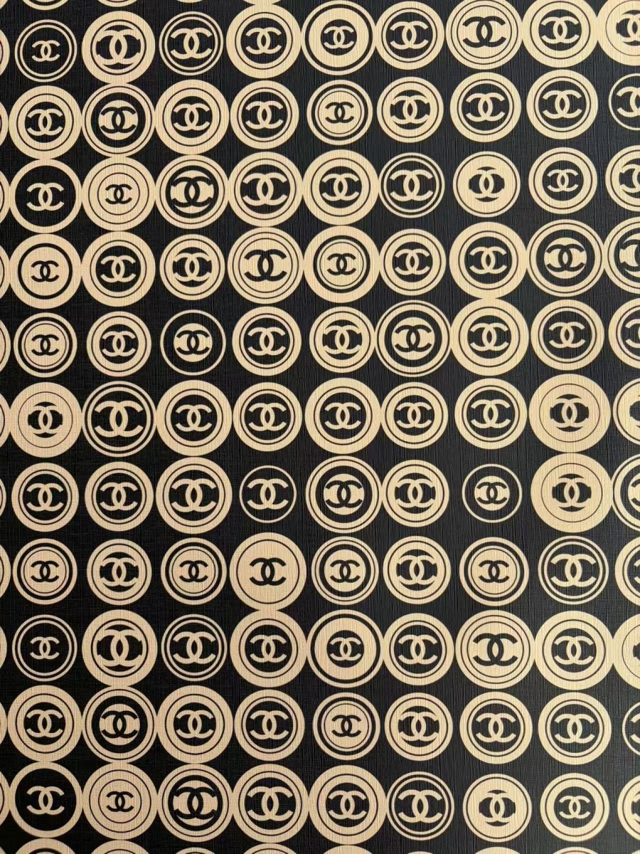 New Chanel Leather Designer Fabric for DIY Crafts Upholstery Project - mingfabricstore