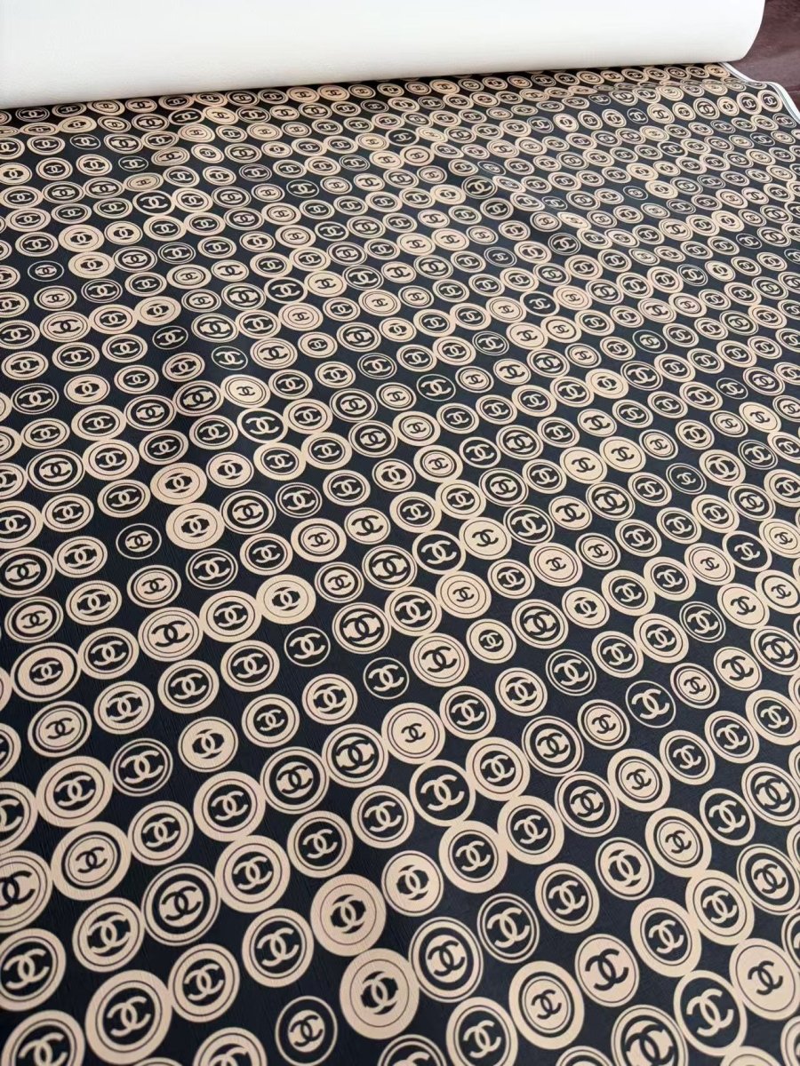 New Chanel Leather Designer Fabric for DIY Crafts Upholstery Project - mingfabricstore