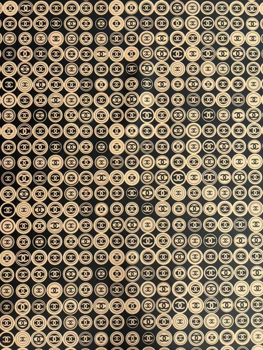 New Chanel Leather Designer Fabric for DIY Crafts Upholstery Project - mingfabricstore
