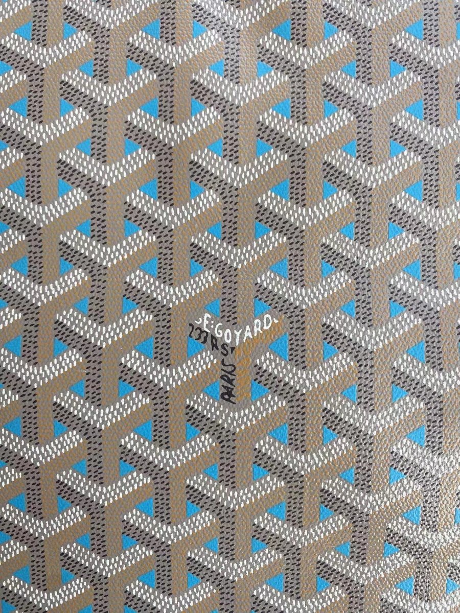 New Color Goyard Canvas Bag Leather Material for DIY Handmade Sewing Project - mingfabricstore