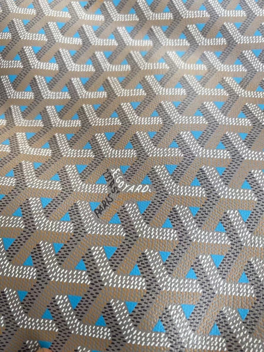 New Color Goyard Canvas Bag Leather Material for DIY Handmade Sewing Project - mingfabricstore