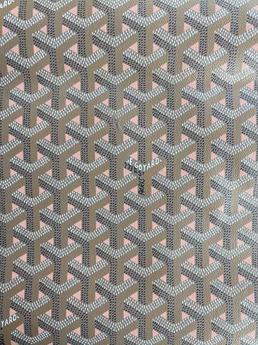 New Goyard Canvas Bag Leather Material for Handmade Sewing Project - mingfabricstore