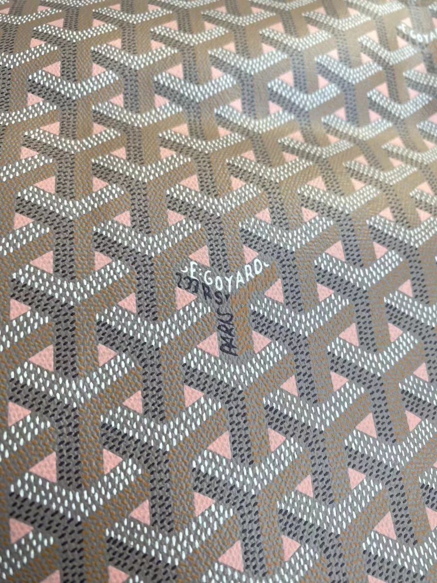 New Goyard Canvas Bag Leather Material for Handmade Sewing Project - mingfabricstore