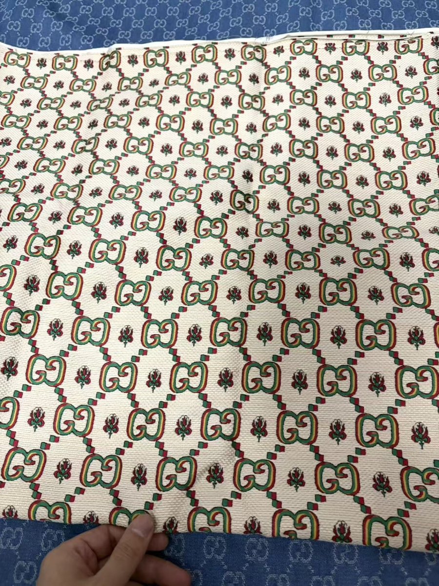 New Gucci Designer Fabric for Sneaker Shoes Wrap Custom DIY Projects - mingfabricstore