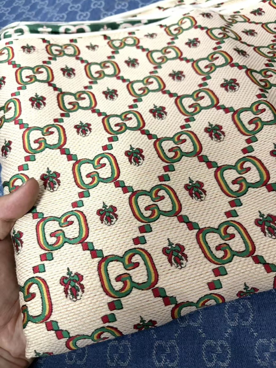 New Gucci Designer Fabric for Sneaker Shoes Wrap Custom DIY Projects - mingfabricstore