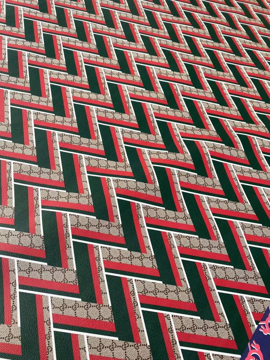 New GUCCI Faux Leather Sheet for Crafts Shoes DIY - mingfabricstore